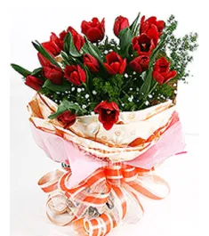 buy red tulips vase in philippines