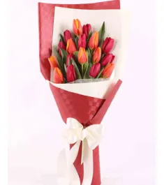 15 red & orange tulips buy in philippines