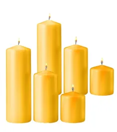 6 Pcs Red Color Candles