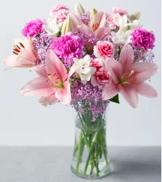 lilies carnations with mix flowers to philippines