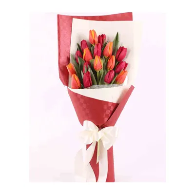 15 red & orange tulips buy in philippines