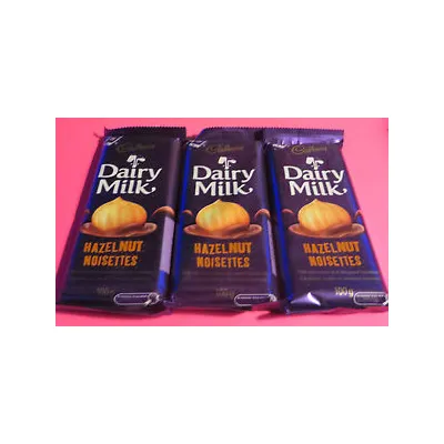 Cadbury Dairy Milk Hazel Nut 3 Bars 45g Online Order to Philippines