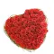 100 Red Roses heart shape Arrangement