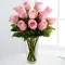 12 Pink Ecuadorian Roses Send to Philippines